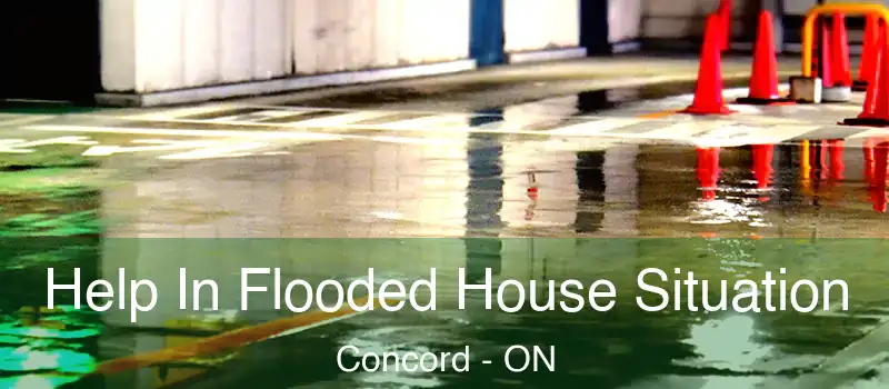 Help In Flooded House Situation Concord - ON