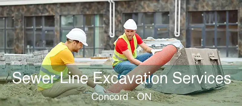  Sewer Line Excavation Services Concord - ON
